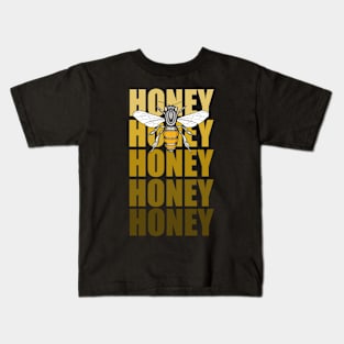 honey honeybee Kids T-Shirt